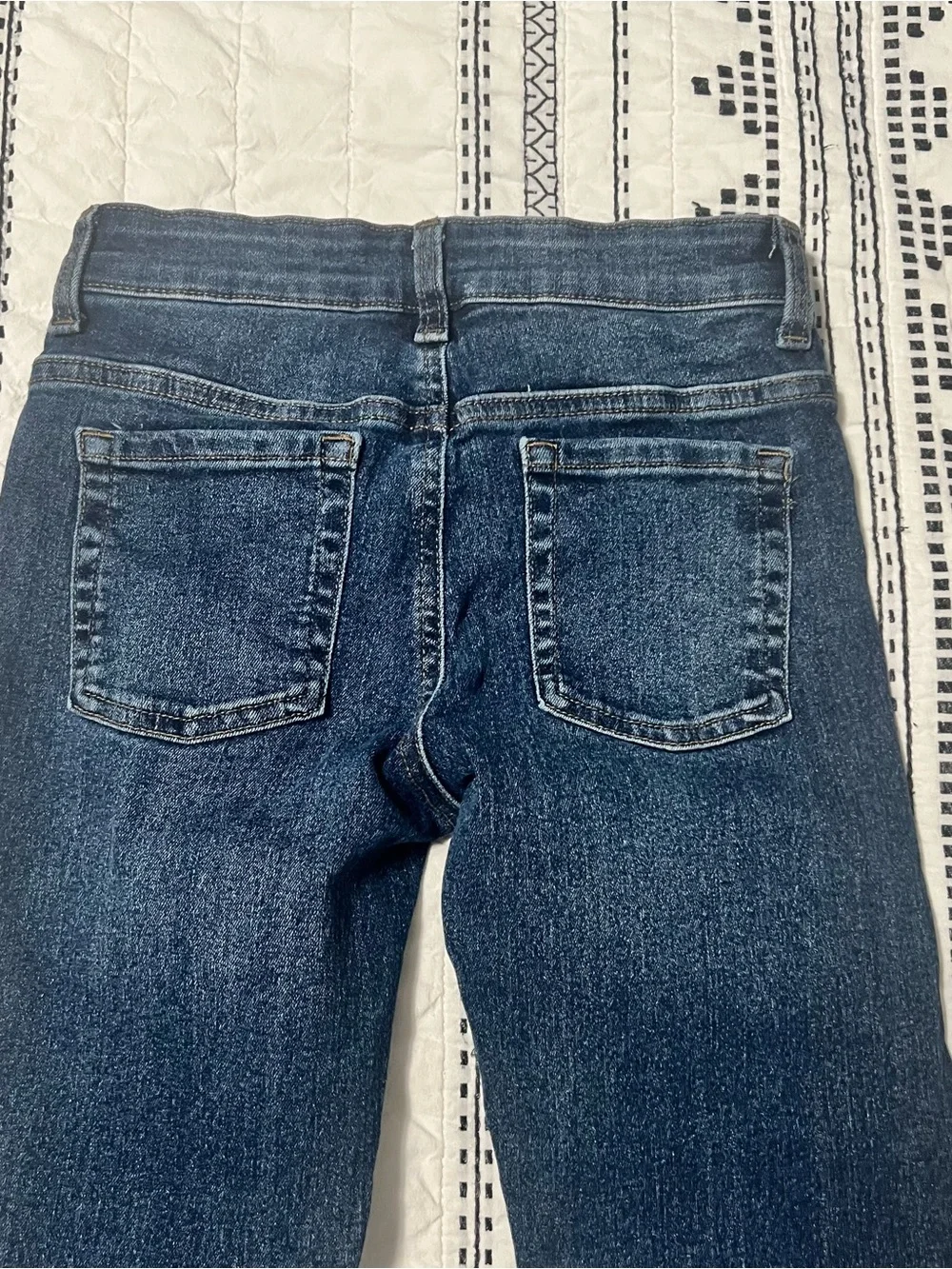 Amazon Dark Blue Kids Slim Boot Cut Jeans